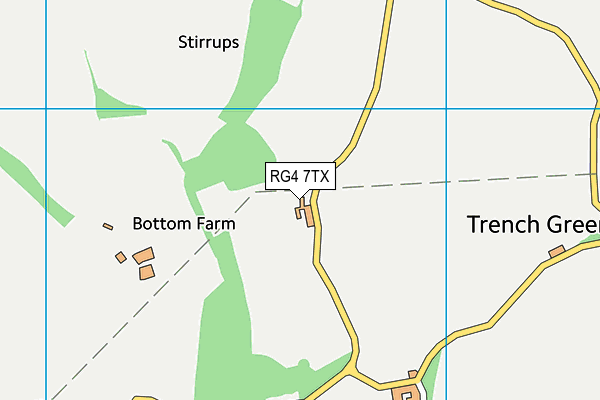 RG4 7TX map - OS VectorMap District (Ordnance Survey) RG4 7TX map - OS VectorMap District (Ordnance Survey)