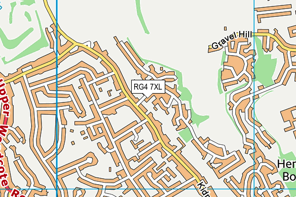 RG4 7XL map - OS VectorMap District (Ordnance Survey) RG4 7XL map - OS VectorMap District (Ordnance Survey)