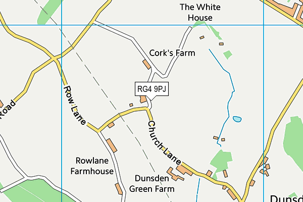 RG4 9PJ map - OS VectorMap District (Ordnance Survey) RG4 9PJ map - OS VectorMap District (Ordnance Survey)