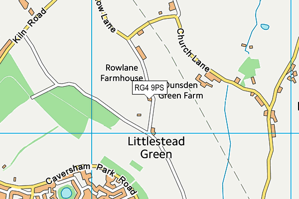RG4 9PS map - OS VectorMap District (Ordnance Survey)