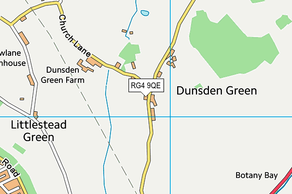 RG4 9QE map - OS VectorMap District (Ordnance Survey) RG4 9QE map - OS VectorMap District (Ordnance Survey)