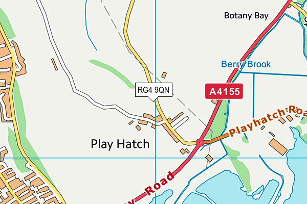 RG4 9QN map - OS VectorMap District (Ordnance Survey) RG4 9QN map - OS VectorMap District (Ordnance Survey)