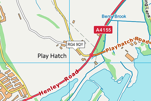 RG4 9QY map - OS VectorMap District (Ordnance Survey) RG4 9QY map - OS VectorMap District (Ordnance Survey)