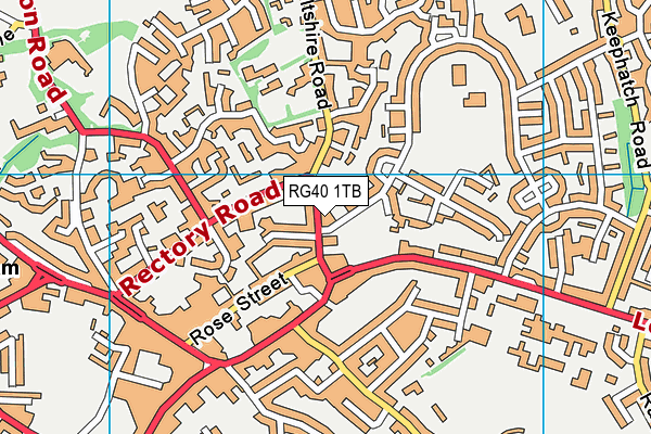 RG40 1TB map - OS VectorMap District (Ordnance Survey) RG40 1TB map - OS VectorMap District (Ordnance Survey)