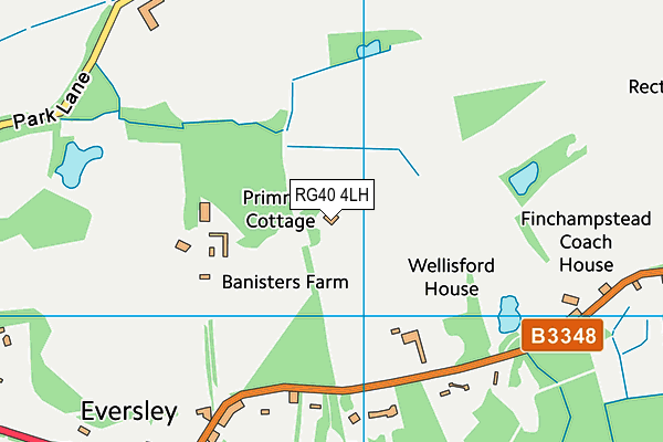 RG40 4LH map - OS VectorMap District (Ordnance Survey) RG40 4LH map - OS VectorMap District (Ordnance Survey)