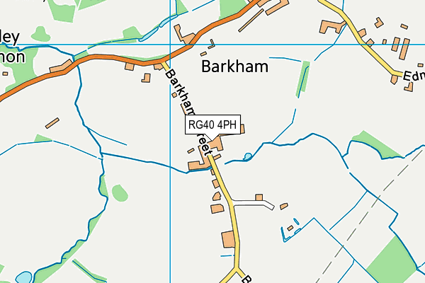RG40 4PH map - OS VectorMap District (Ordnance Survey) RG40 4PH map - OS VectorMap District (Ordnance Survey)