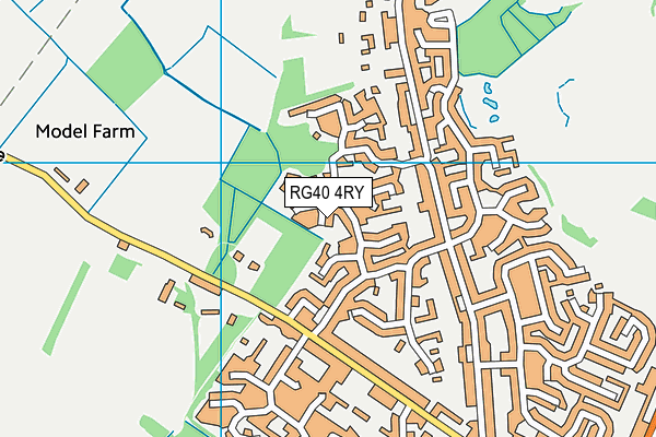 RG40 4RY map - OS VectorMap District (Ordnance Survey) RG40 4RY map - OS VectorMap District (Ordnance Survey)