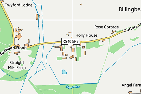 RG40 5RS map - OS VectorMap District (Ordnance Survey) RG40 5RS map - OS VectorMap District (Ordnance Survey)