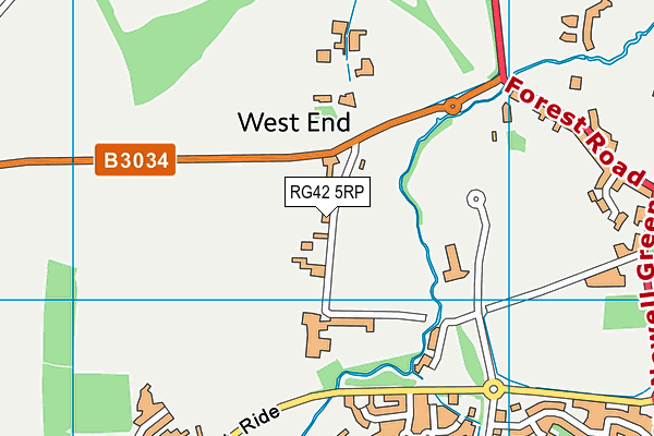 RG42 5RP map - OS VectorMap District (Ordnance Survey) RG42 5RP map - OS VectorMap District (Ordnance Survey)
