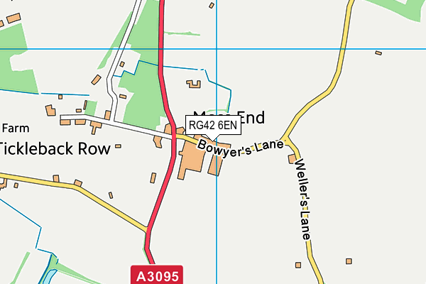 RG42 6EN map - OS VectorMap District (Ordnance Survey) RG42 6EN map - OS VectorMap District (Ordnance Survey)