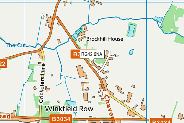 RG42 6NA map - OS VectorMap District (Ordnance Survey) RG42 6NA map - OS VectorMap District (Ordnance Survey)
