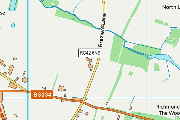 RG42 6NS map - OS VectorMap District (Ordnance Survey) RG42 6NS map - OS VectorMap District (Ordnance Survey)