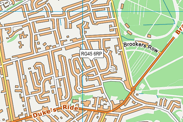 RG45 6RP map - OS VectorMap District (Ordnance Survey) RG45 6RP map - OS VectorMap District (Ordnance Survey)