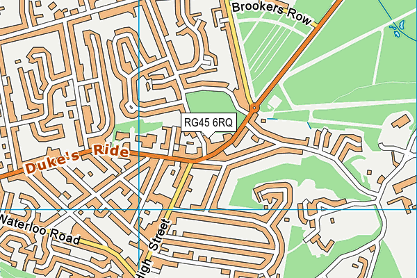 RG45 6RQ map - OS VectorMap District (Ordnance Survey) RG45 6RQ map - OS VectorMap District (Ordnance Survey)