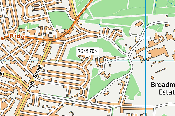 RG45 7EN map - OS VectorMap District (Ordnance Survey) RG45 7EN map - OS VectorMap District (Ordnance Survey)