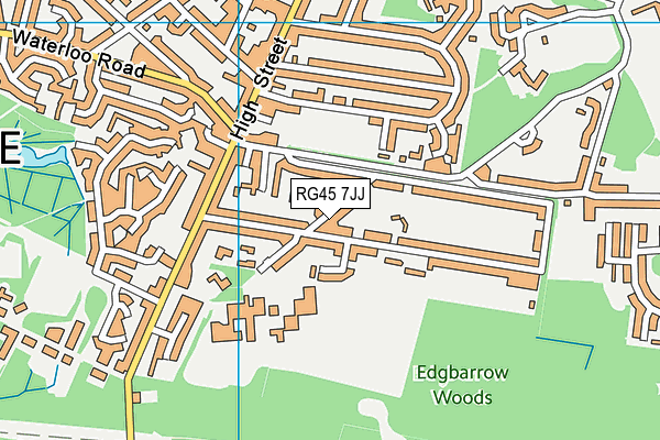 RG45 7JJ map - OS VectorMap District (Ordnance Survey) RG45 7JJ map - OS VectorMap District (Ordnance Survey)