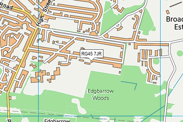 RG45 7JR map - OS VectorMap District (Ordnance Survey) RG45 7JR map - OS VectorMap District (Ordnance Survey)