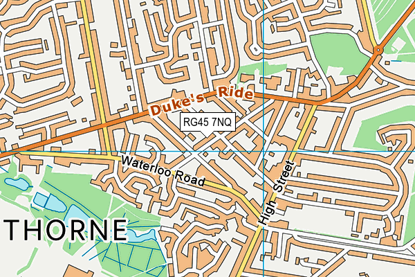 RG45 7NQ map - OS VectorMap District (Ordnance Survey) RG45 7NQ map - OS VectorMap District (Ordnance Survey)