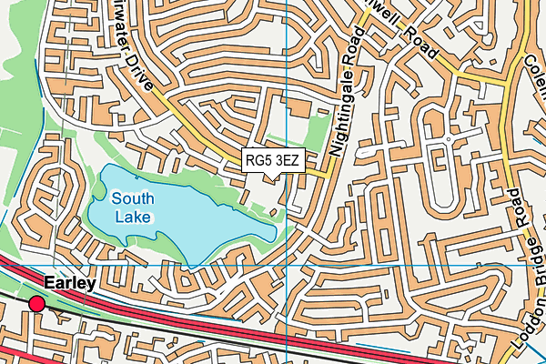 RG5 3EZ map - OS VectorMap District (Ordnance Survey) RG5 3EZ map - OS VectorMap District (Ordnance Survey)