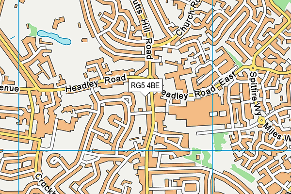RG5 4BE map - OS VectorMap District (Ordnance Survey) RG5 4BE map - OS VectorMap District (Ordnance Survey)
