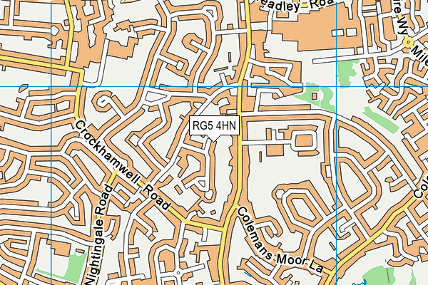 RG5 4HN map - OS VectorMap District (Ordnance Survey) RG5 4HN map - OS VectorMap District (Ordnance Survey)