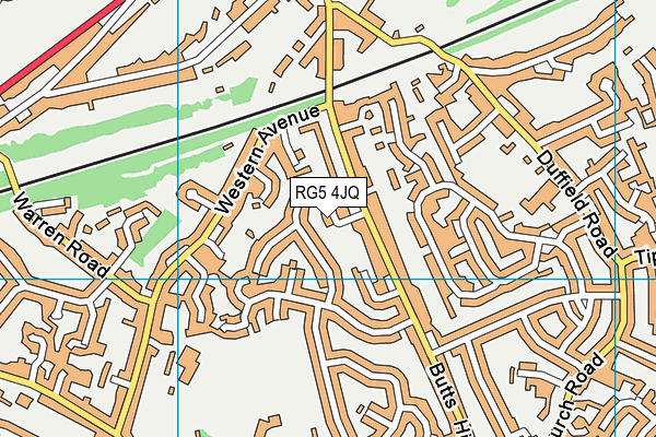 RG5 4JQ map - OS VectorMap District (Ordnance Survey) RG5 4JQ map - OS VectorMap District (Ordnance Survey)