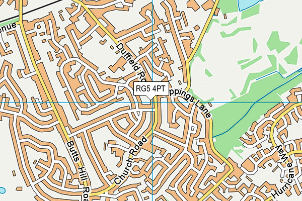 RG5 4PT map - OS VectorMap District (Ordnance Survey) RG5 4PT map - OS VectorMap District (Ordnance Survey)