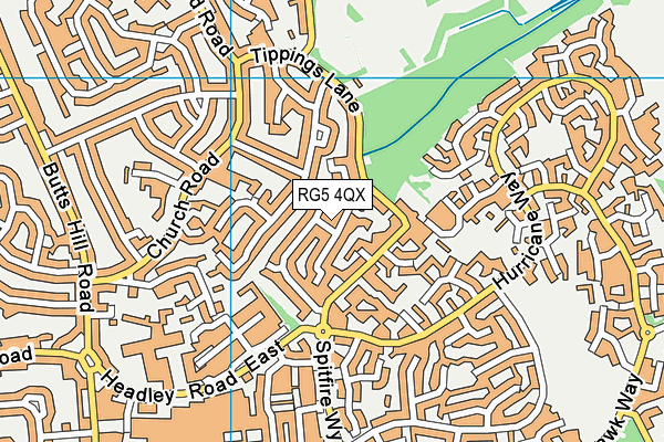 RG5 4QX map - OS VectorMap District (Ordnance Survey) RG5 4QX map - OS VectorMap District (Ordnance Survey)