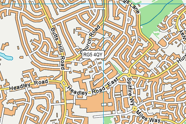 RG5 4QY map - OS VectorMap District (Ordnance Survey) RG5 4QY map - OS VectorMap District (Ordnance Survey)