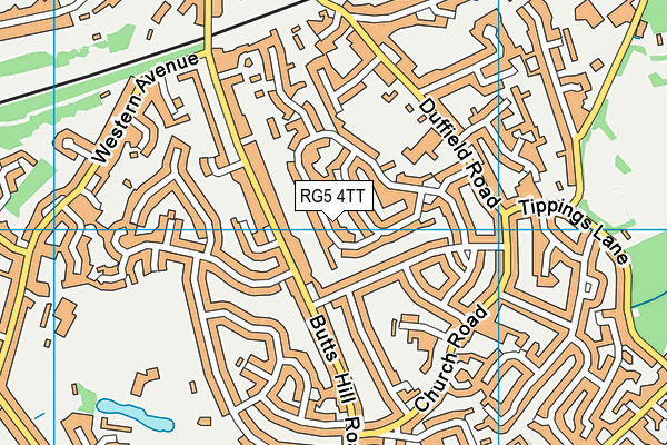 RG5 4TT map - OS VectorMap District (Ordnance Survey) RG5 4TT map - OS VectorMap District (Ordnance Survey)