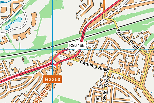 RG6 1BE map - OS VectorMap District (Ordnance Survey) RG6 1BE map - OS VectorMap District (Ordnance Survey)