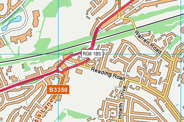RG6 1BS map - OS VectorMap District (Ordnance Survey) RG6 1BS map - OS VectorMap District (Ordnance Survey)