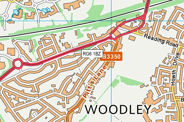 RG6 1BZ map - OS VectorMap District (Ordnance Survey) RG6 1BZ map - OS VectorMap District (Ordnance Survey)