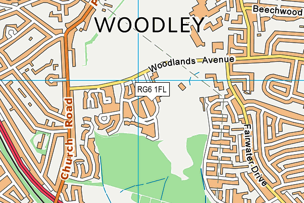 RG6 1FL map - OS VectorMap District (Ordnance Survey) RG6 1FL map - OS VectorMap District (Ordnance Survey)