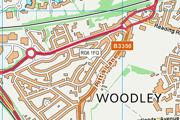 RG6 1FQ map - OS VectorMap District (Ordnance Survey) RG6 1FQ map - OS VectorMap District (Ordnance Survey)