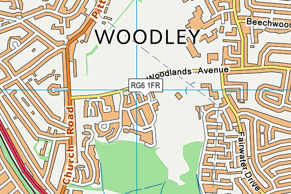 RG6 1FR map - OS VectorMap District (Ordnance Survey) RG6 1FR map - OS VectorMap District (Ordnance Survey)
