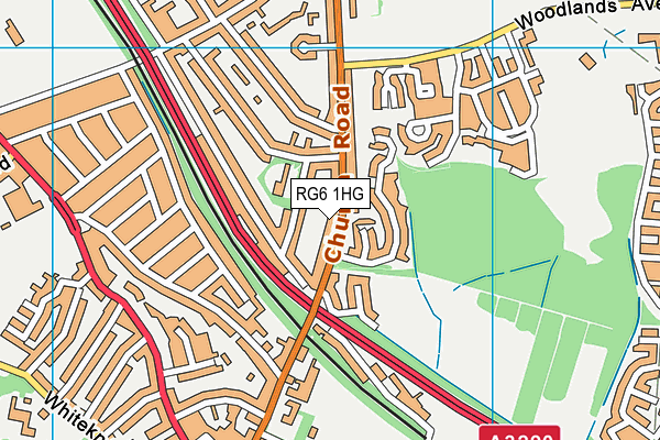 RG6 1HG map - OS VectorMap District (Ordnance Survey) RG6 1HG map - OS VectorMap District (Ordnance Survey)