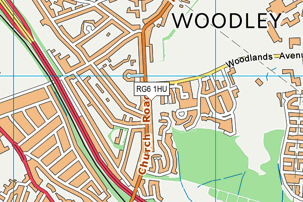 RG6 1HU map - OS VectorMap District (Ordnance Survey) RG6 1HU map - OS VectorMap District (Ordnance Survey)