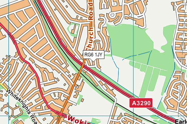 RG6 1JY map - OS VectorMap District (Ordnance Survey) RG6 1JY map - OS VectorMap District (Ordnance Survey)