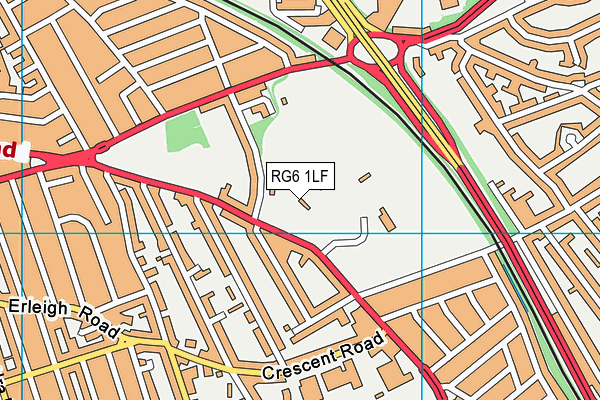 RG6 1LF map - OS VectorMap District (Ordnance Survey) RG6 1LF map - OS VectorMap District (Ordnance Survey)