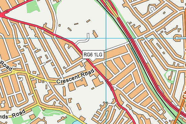 RG6 1LG map - OS VectorMap District (Ordnance Survey) RG6 1LG map - OS VectorMap District (Ordnance Survey)