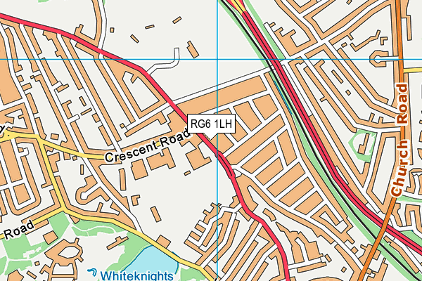 RG6 1LH map - OS VectorMap District (Ordnance Survey) RG6 1LH map - OS VectorMap District (Ordnance Survey)
