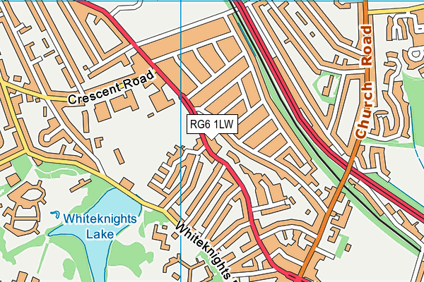 RG6 1LW map - OS VectorMap District (Ordnance Survey) RG6 1LW map - OS VectorMap District (Ordnance Survey)
