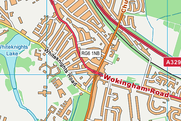 RG6 1NB map - OS VectorMap District (Ordnance Survey) RG6 1NB map - OS VectorMap District (Ordnance Survey)
