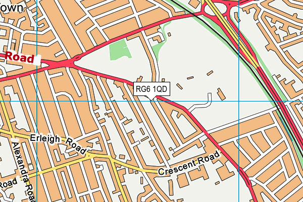 RG6 1QD map - OS VectorMap District (Ordnance Survey) RG6 1QD map - OS VectorMap District (Ordnance Survey)
