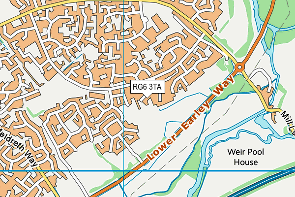 RG6 3TA map - OS VectorMap District (Ordnance Survey) RG6 3TA map - OS VectorMap District (Ordnance Survey)