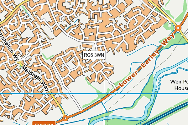 RG6 3WN map - OS VectorMap District (Ordnance Survey) RG6 3WN map - OS VectorMap District (Ordnance Survey)