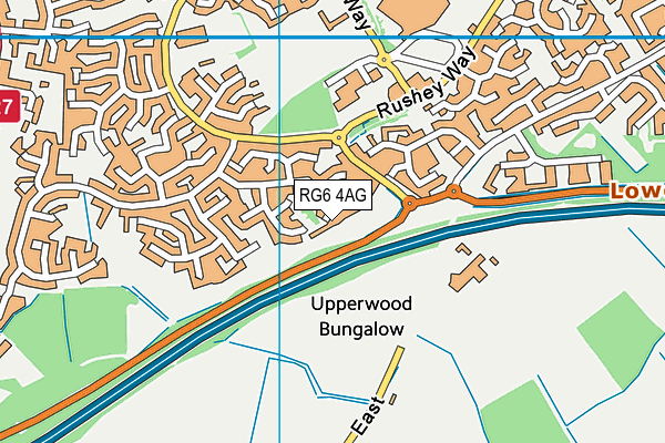 RG6 4AG map - OS VectorMap District (Ordnance Survey) RG6 4AG map - OS VectorMap District (Ordnance Survey)