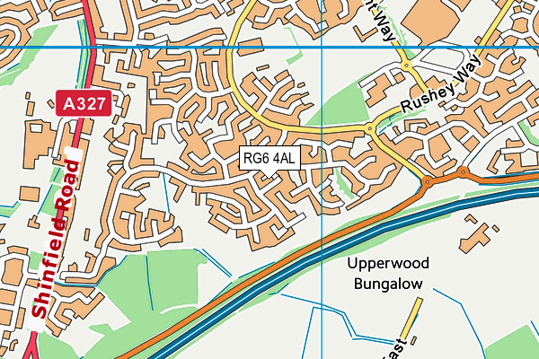 RG6 4AL map - OS VectorMap District (Ordnance Survey) RG6 4AL map - OS VectorMap District (Ordnance Survey)