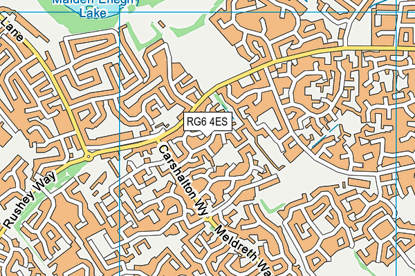 RG6 4ES map - OS VectorMap District (Ordnance Survey) RG6 4ES map - OS VectorMap District (Ordnance Survey)